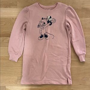 Gap Pink Minnie Mouse Long Sleeve Nightgown